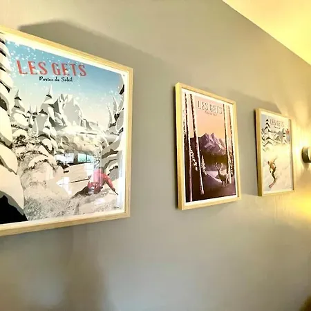 Apartmán Rez De Jardin, Les Gets, Renove Et Calme *